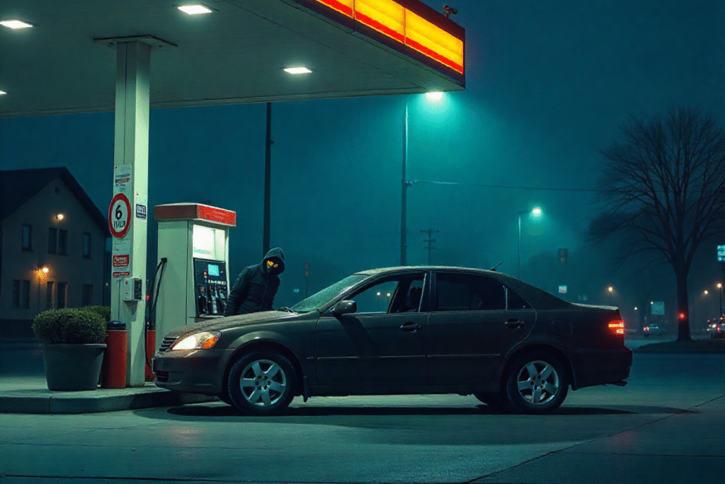 Car Theft at Service Stations