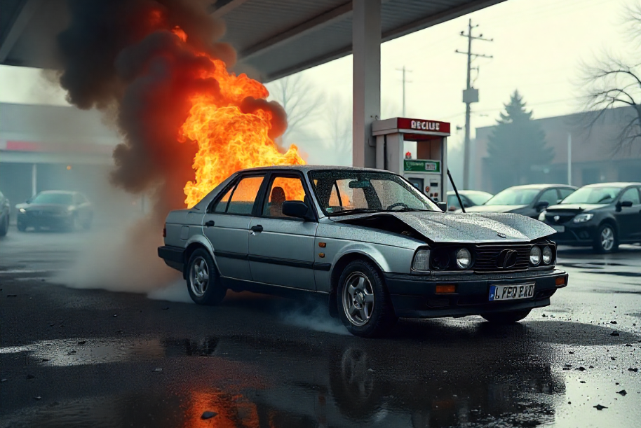 Insurance Rights in an Accident at a Service Station