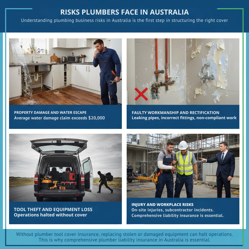 Risks Plumbers Face in Australia