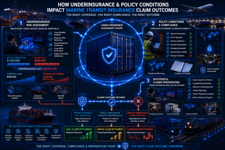 How Underinsurance and Policy Conditions Can Impact Marine Transit Claims