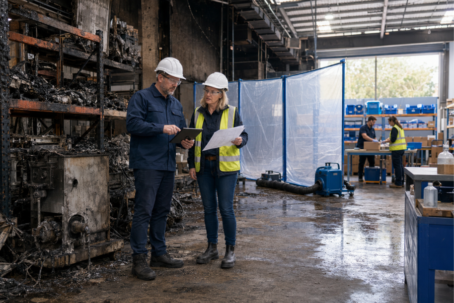 Business Fire Recovery Timeline