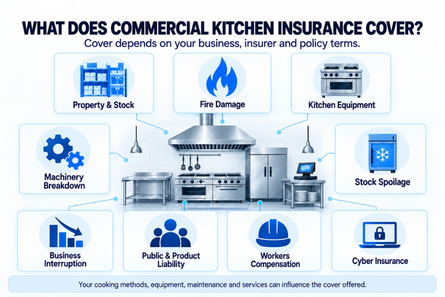 What Does Commercial Kitchen Insurance Cover