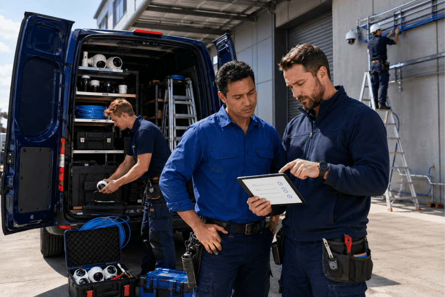 Employees, vehicles, works and subcontractors