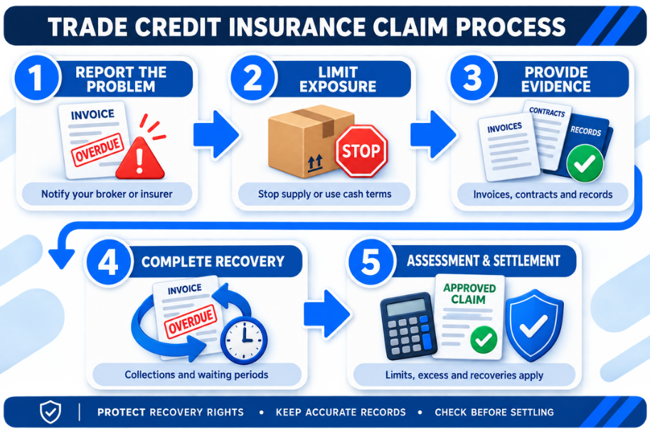 How Does a Trade Credit Insurance Claim Work