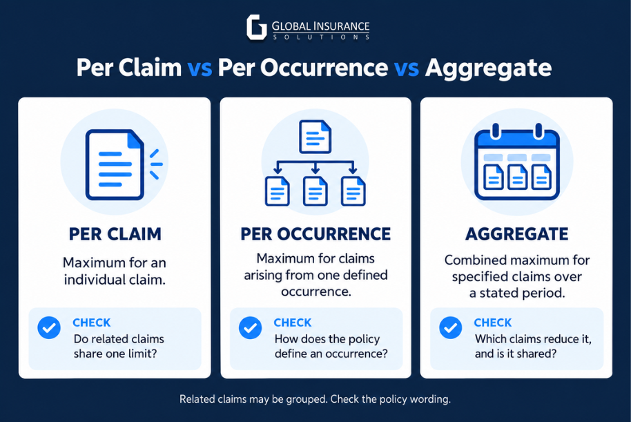 Per Claim vs Per Occurrence vs Aggregate: What Is the Difference