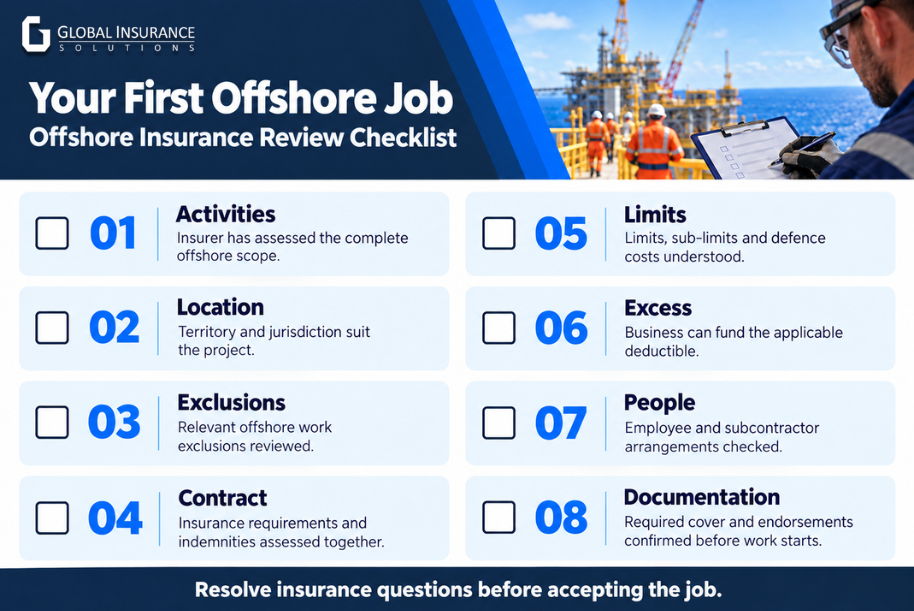Offshore Insurance Review Checklist